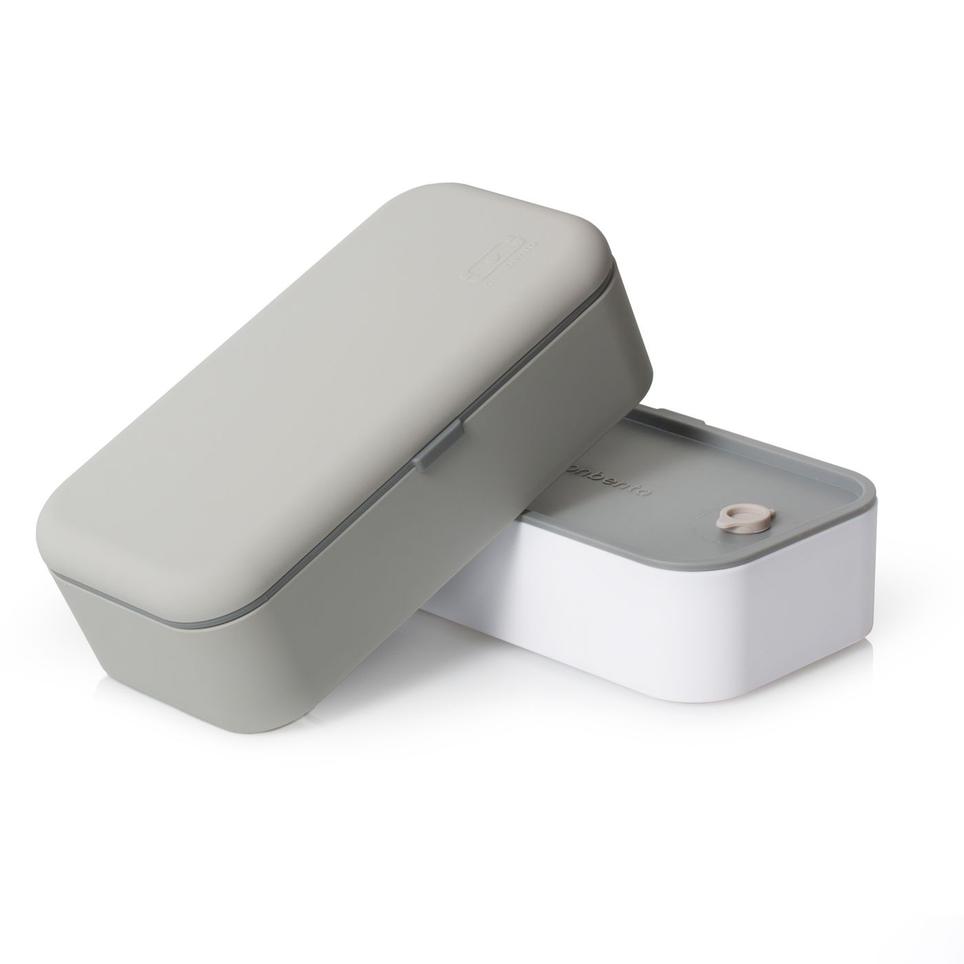 Boîte bento Original gris/blanc